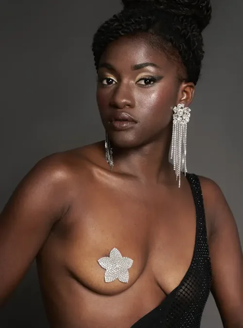 Nipple crystal cover. panicouture